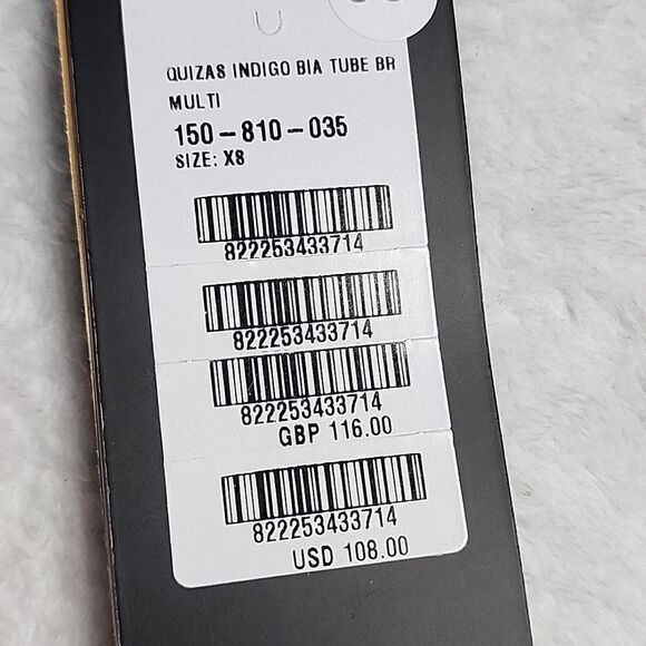 NWT VIX Paulahermanny Bia Tube Bottom Color Quizas Indigo Size XS - Picture 6 of 11